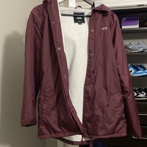 Red and Gray Nike Jacket